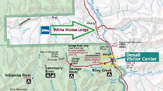White Moose Lodge Хили Экстерьер фото